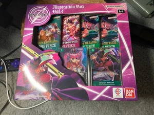 One Piece Card Game Illustration Box Vol 4.  (4 Booster / Neu Factory Sealed) - Bild 1 von 4