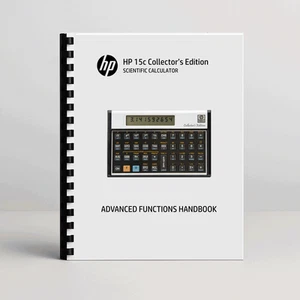 Calculadora científica HP-15C edición de coleccionista manual de funciones avanzadas - Imagen 1 de 1