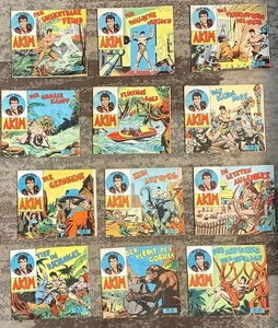Cómic Akim Son of the Jungle ELIGE No. 25-48 Alemán 6.5"Lx 5.75"H Pre-1961 - Imagen 1 de 48