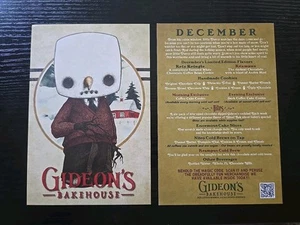 Brandneu Gideon’s Bakehouse Dezember Menü 2024 Disney Springs - Bild 1 von 1