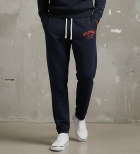 Tommy Hilfiger Pantalone Jogger Uomo Navy 09T4451 411 - Foto 1 di 13