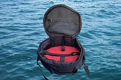 AKM SPORTS @AKMSPORTS.COM Bolsa Reguladora de Buceo de AKMsports - Bolsa Negra Duradera Resistente al Agua
