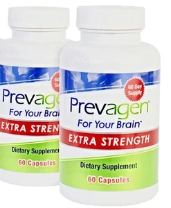 2xPrevagen Capsule Extra Forza 20mg - 60 Conteggi Spedizione Gratuita VENDITORI USA - Foto 1 di 1