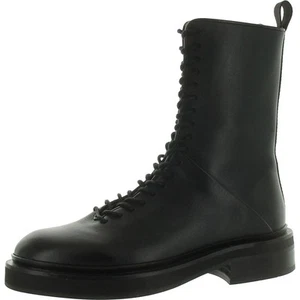 All Saints Womens Mina Black Combat & Lace-Up Boots 8 Medium (B,M) BHFO 9602 - Picture 1 of 3