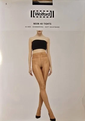 LUXUS PUR: WOLFORD Tights NEON 40 (14978), L, navy, NEU&OVP * RARITÄT - Bild 1 von 3