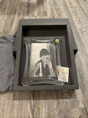 Waterford Crystal  Picture Photo Frame 4x6 Photo Heavy Beautiful Decor - Image 1 of 4