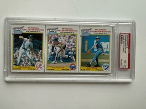 1986 Drakes Panel Ron Guidry / Nolan Ryan / Dave Stieb PSA 8 NM-MT - Picture 1 of 2