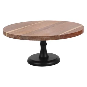 Rustic Wood Dessert Stand - Pastry Serving Platter Cake Plate Appetizer Serving - Picture 1 of 12