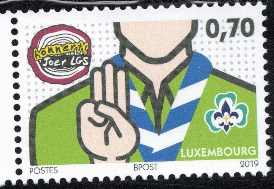 Luxembourg Scouting MNH 2019 Foto 1 de 1