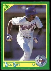 1990 SCORE CECIL ESPY TEXAS RANGERS #69 - Picture 1 of 2