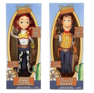 Figurines Woody Jessie parlantes TOY STORY Disney Pixar collection officielle - Imagen 1 de 10