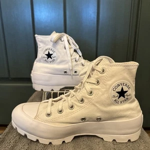 Converse Chuck Taylor All Star Lugged Hi Womens Size 7.5 Athletic Shoes Sneakers - Picture 1 of 7