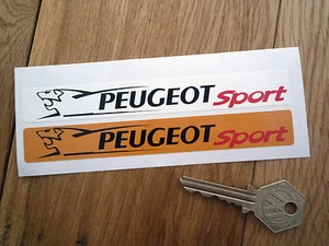 Peugeot Sport Matrícula Concesionario Logotipo Cubierta Pegatinas 205 206 307 GTi 106 406 - Imagen 1 de 1