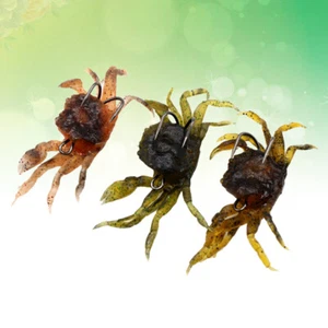 5 Pcs Künstlicher Krabbenköder Lebensechte Angelhaken 3D-Simulation Fischköder - Bild 1 von 11