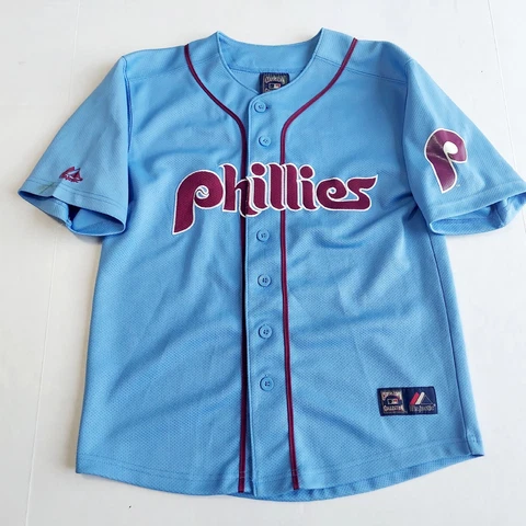 Philadelphia Phillies Howard Jersey Youth 10 12 Cooperstown Collection Blue  #6 Cover