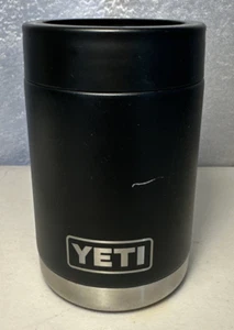 Yeti Rambler schwarz Untersetzer Isolator Bierflasche Dose 5 Zoll hoch - Bild 1 von 9