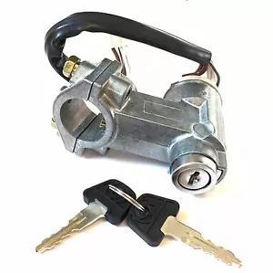 New Ignition Switch & Steering Lock Assembly w Keys Triumph TR6 1973-1976 5 Pin - Picture 1 of 2