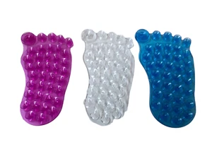 3 PORTA SAPONE PIEDE IN SILICONE A VENTOSE PORTASAPONE SPUGNA BAGNO CUCINA CM 12 - Imagen 1 de 1