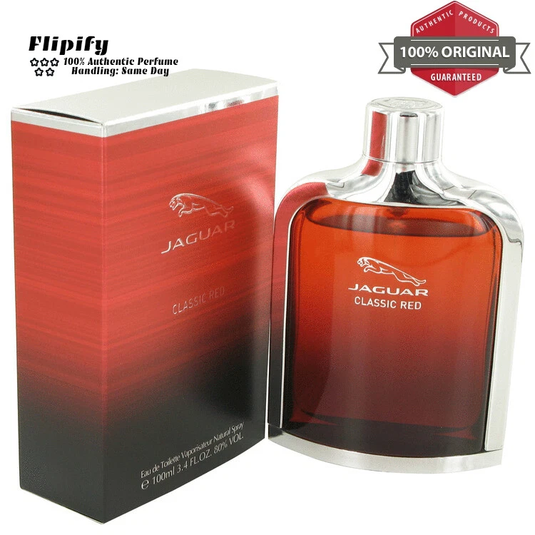 Jaguar Classic Red Cologne 3,4 OZ eau de parfum spray para hombre de Jaguar Foto 1 de 1