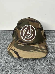Marvel Avengers Camouflage Youth Baseball Cap Hat Snapback NWOT Hulk Thor - Picture 1 of 6