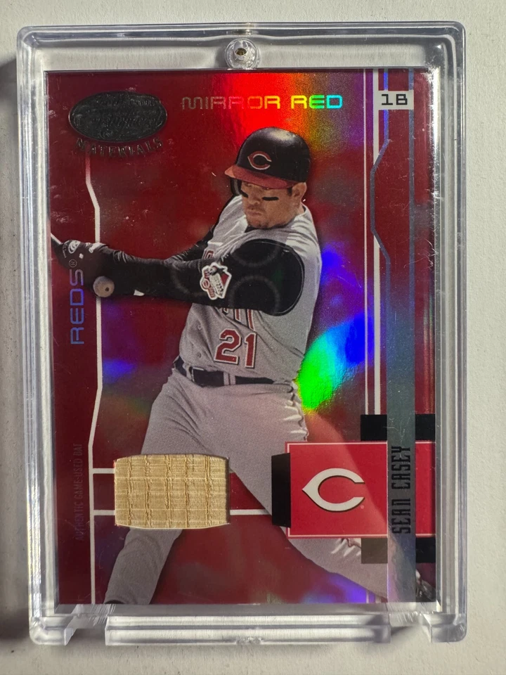 K280,571 - 2003 Leaf Certified Materials Mirror Red Bat #48 Sean Casey #/250 - Image 1 of 1