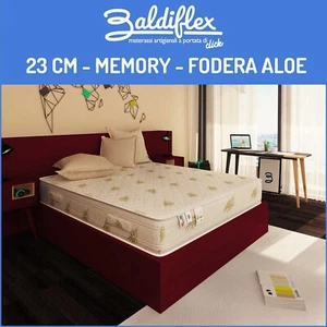 MATERASSO MEMORY FOAM ALTO 23 CM EASY SUPER TOP ALOE - Foto 1 di 12
