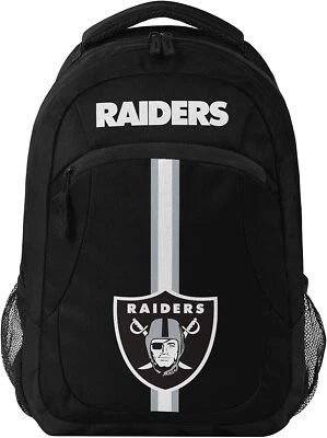  Las Vegas Raiders NFL Logo Action Backpack - Image 1 of 4