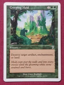 Magic The Gathering 7TH EDITION CREEPING MOLD green card MTG - Picture 1 of 2