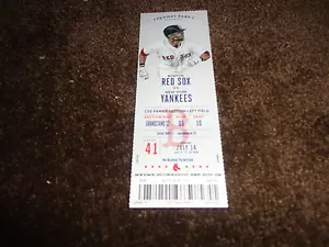 BOSTON RED SOX 2017 TICKET STUB 7/14/17 VS YANKEES ~ Garrett Cooper MLB DEBÜT - Bild 1 von 1