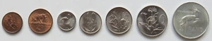 Südafrika 1-50 Cent, 1 Rand 1968, 1967 mit 1 Rand in Silber - Picture 1 of 2