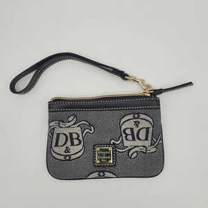 Dooney & Bourke Armband großes Monogramm Logo dunkelblau schwarz neu ohne Etikett - Bild 1 von 7