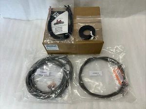 Braided Handlebar Cable/Brake Line Kit 12-14” for Harley Davidson B2 - Picture 1 of 6