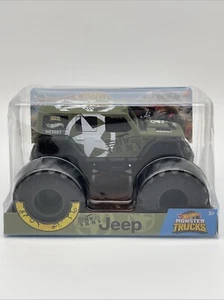 Hot Wheels Giant wheels HW Army Jeep Monster Truck Mattel NEU Maßstab 1:24 - Bild 1 von 5