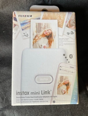 Fujifilm Instax Mini Link Smartphone Printer - Ash White - [LN]™ - Open Box - Image 1 of 3