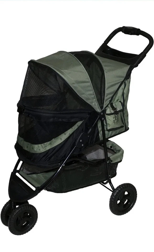 Pet Gear No-zip Special Edition 3 Wheel Stroller for Cats/dogs Zipperless Entry