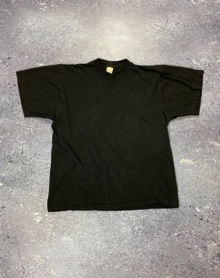 Camiseta en blanco vintage años 2000 negra talla M Foto 1 de 4