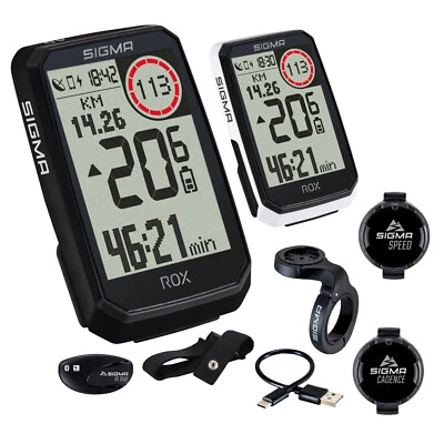 Sigma ROX 4.0 Endurance Sensor Set Ciclocomputer Altimetro Komoot Navi - Immagine 1 di 4