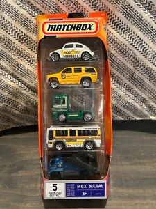 Matchbox Pack 5 Listo Para Acción J4674 Set 2002 Nuevo en Caja Original - Imagen 1 de 5