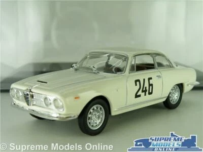 COCHE MODELO ALFA ROMEO 2600 SPRINT 1962 BLANCO MONZA RACING 1:43 TALLA IXO + ESTUCHE K Foto 1 de 4