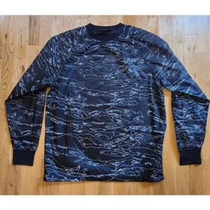 Black Scale Windbreaker Pullover Jacket Small Black - Picture 1 of 7