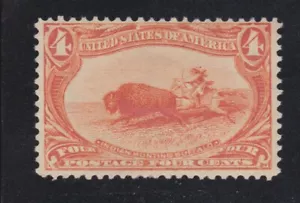 US 287 4c Trans-Mississippi Mint F-VF OG H SCV $100 - Picture 1 of 2