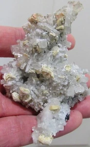 SUPER AESTHETIC DISPLAY GOSHENITE BERYL CRYSTAL CLUSTER!!! ERONGO NAMIBIA - Picture 1 of 7