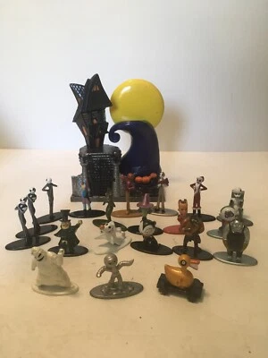 Pesadilla antes de Navidad Jack Skellington’s House Nano Metalfigs Escena Lote Foto 1 de 4