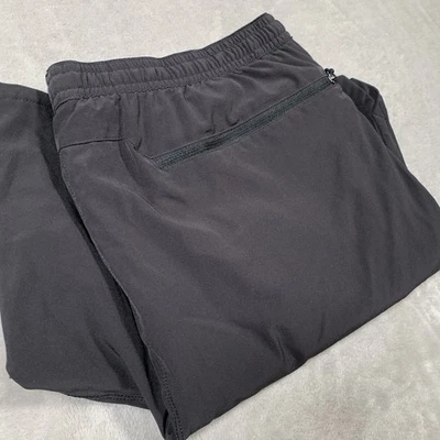 Patagonia Baggies Shorts Mens XL Black Lined Drawstring Zip Pockets Hiking - Image 1 of 4