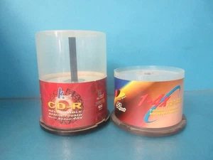 LOT VALUE DISC 46 PACK 1-4X CD-RW 74 MIN 650MB REWRITABLE 50 CD-R RECORDABLE 80 - Picture 1 of 12