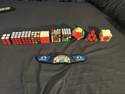 Miscellaneous Rubiks Cube, 10 Total, With Speed Cubes, 3x3, 4x4 2x2 And Others - Image 1 of 4
