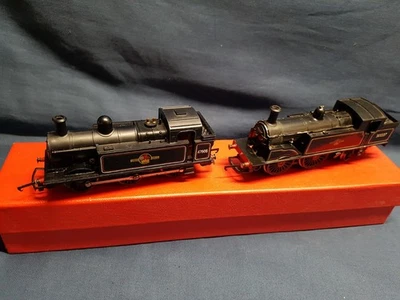 2X TRIANG HORNBY BR BLACK 0-6-0 CLASS 3F & 4-4-0 M7 STEAM UNBOXED, FAIR BOTH RUN - Image 1 of 4