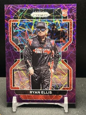 2022 Prizm Racing NASCAR Purple Velocity /199 SP #22 Ryan Ellis RC Rookie - Image 1 of 2