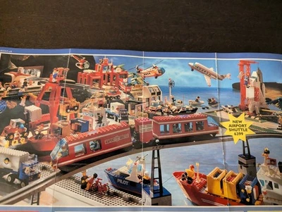 Vintage (1991) LEGO Product CLASSIC TOWN Sets Poster - RARE - Image 1 of 4