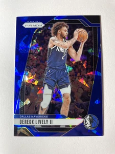 2024-25 Panini Prizm NBA Blue Ice Dereck Lively II Mavericks /125 - Picture 1 of 2